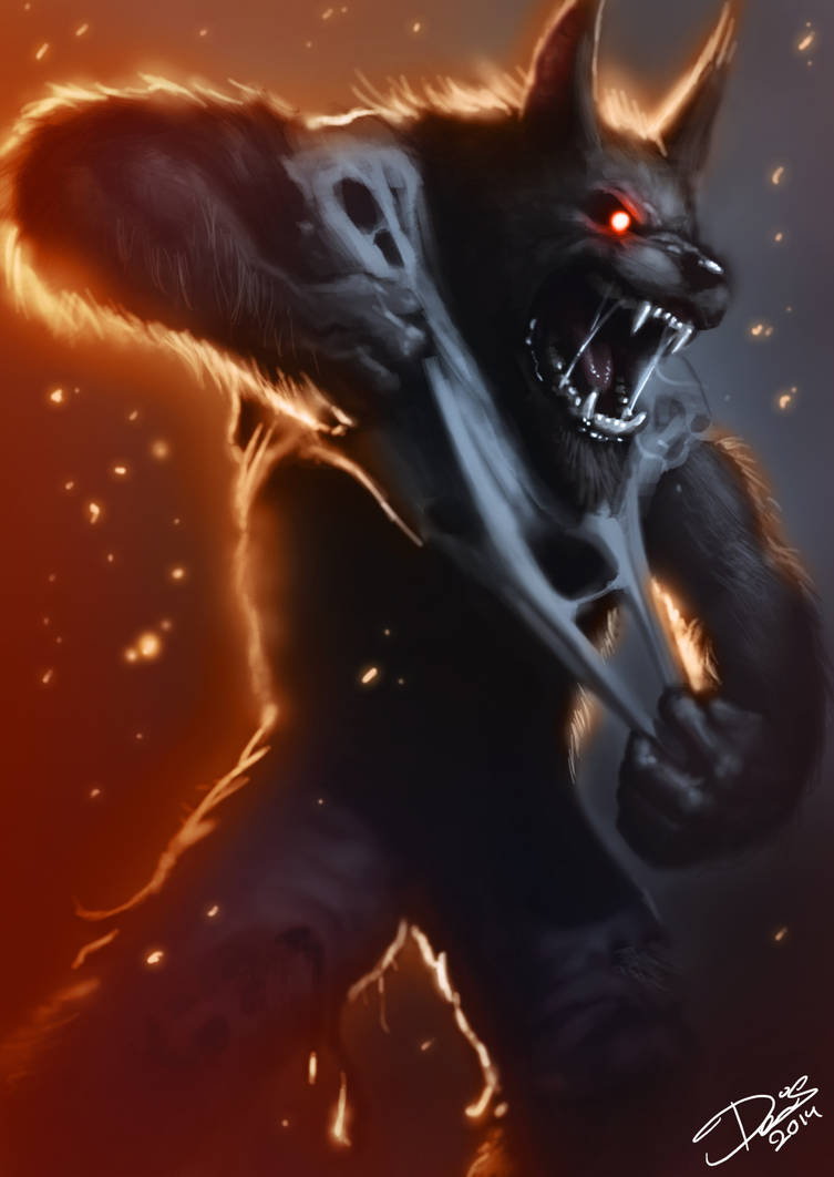 Angry Werewolf by Disse86 on DeviantArt