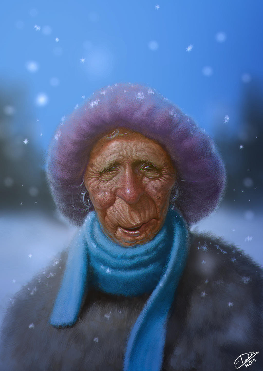 A Cool Old Lady By Disse86 On Deviantart