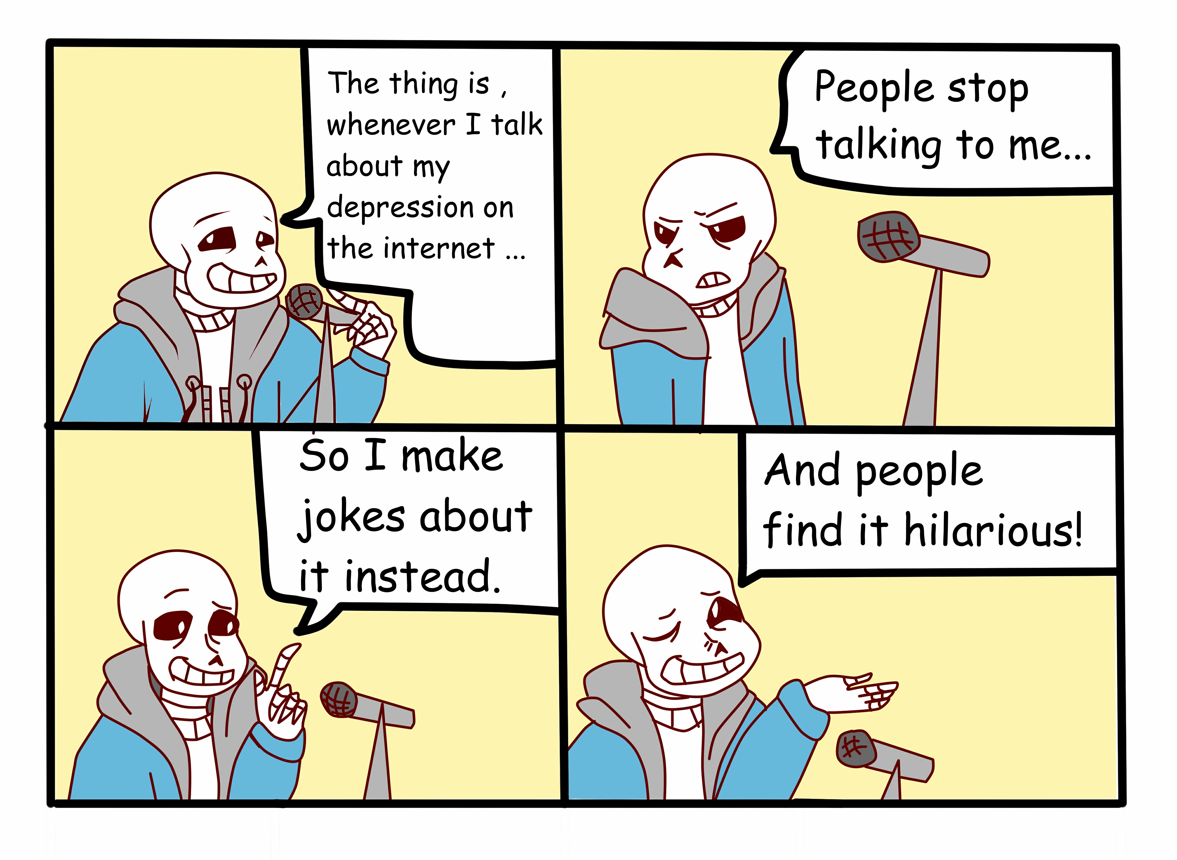 Sans Comic - Depression by MysticFoxSpirit on DeviantArt