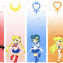 Sailor Moon Chibi Bookmarks