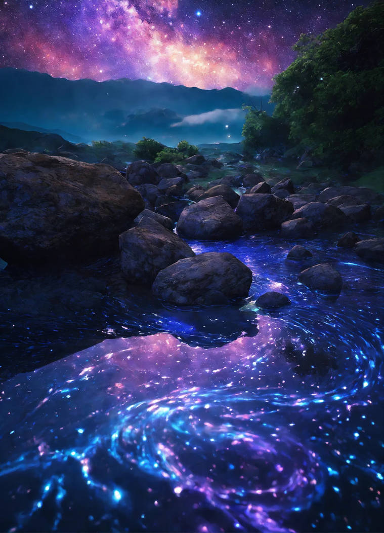 8K Ultra HD_Phone wallpaper_the shiny river by AMIN3BADI on DeviantArt