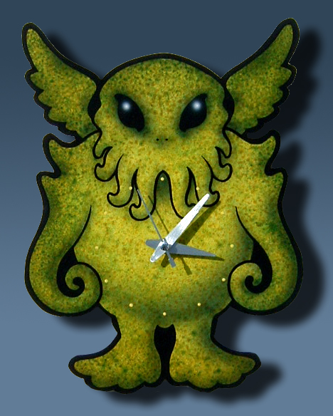 CTHULHU WALL CLOCK