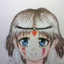 Mononoke Hime Fan- Drawing O_O(1)