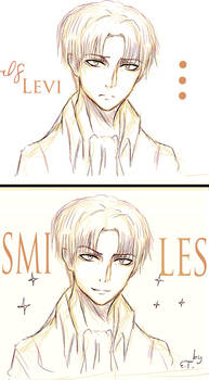 If Levi smiles