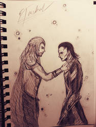 Thor and Loki