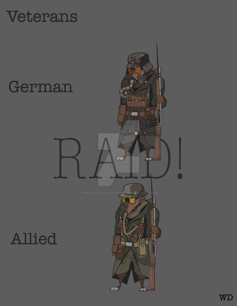 RAID! - Veterans by Wolfdog-ArtCorner on DeviantArt