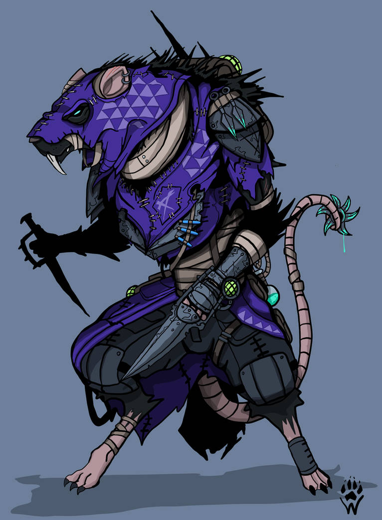 Skaven Gutter Runner - Ref Sheet by Wolfdog-ArtCorner on DeviantArt