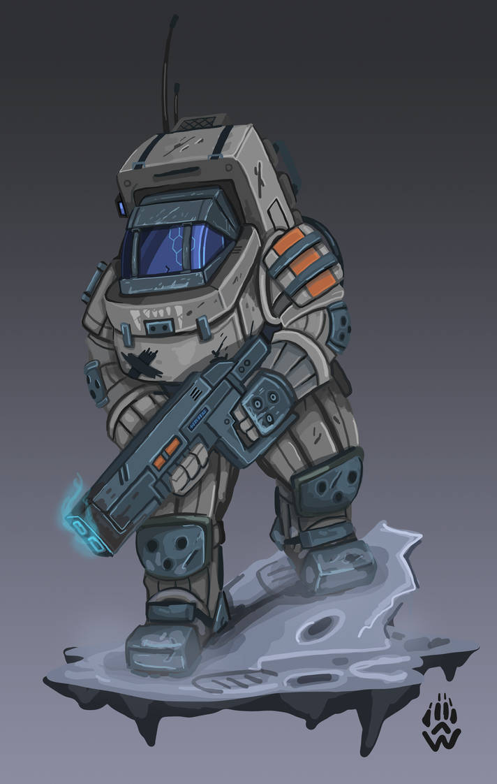 Moon Base Ranger by Wolfdog-ArtCorner on DeviantArt