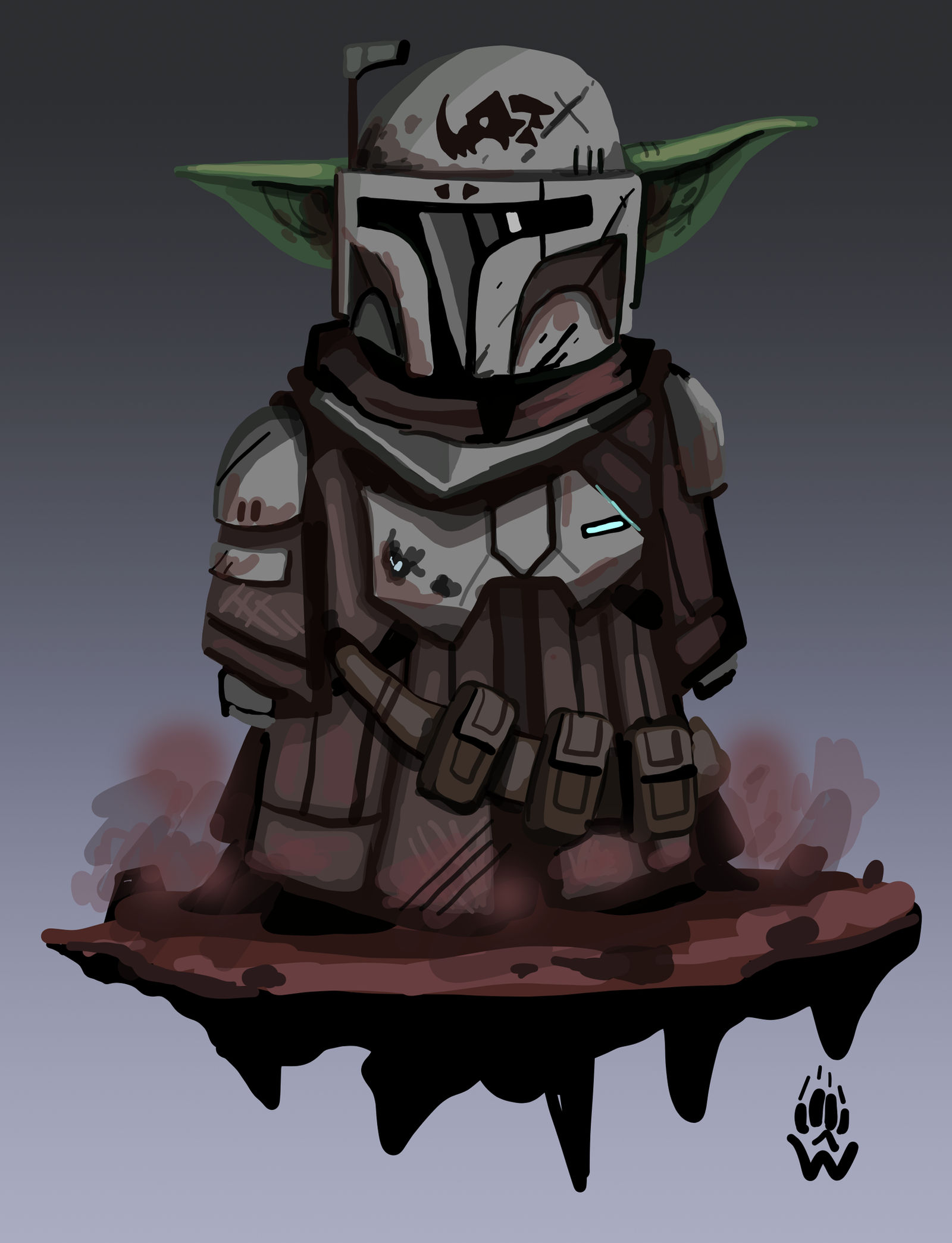 Baby Yoda - The Mandalorian by Wolfdog-ArtCorner on DeviantArt