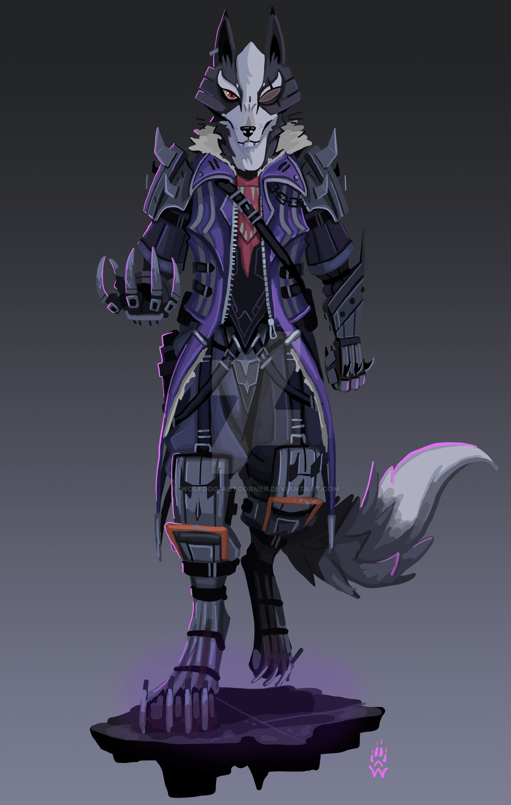 Wolf O'Donnell by Wolfdog-ArtCorner on DeviantArt