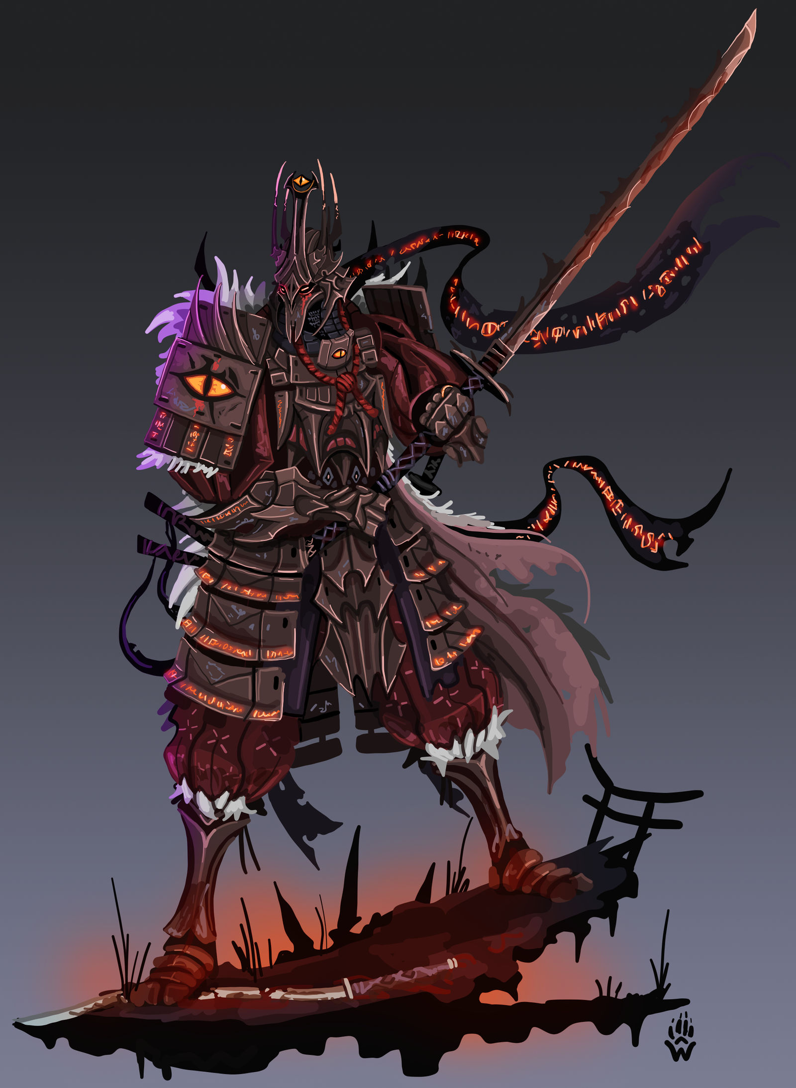 Samuron Samurai Sauron - Lotr by Wolfdog-ArtCorner on DeviantArt