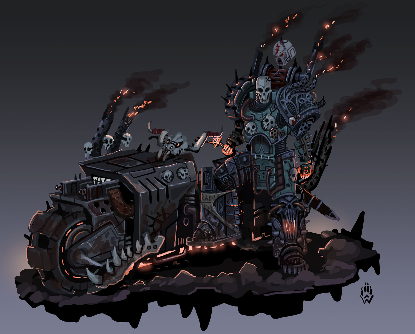 Doom Rider - Wh40k by Wolfdog-ArtCorner on DeviantArt