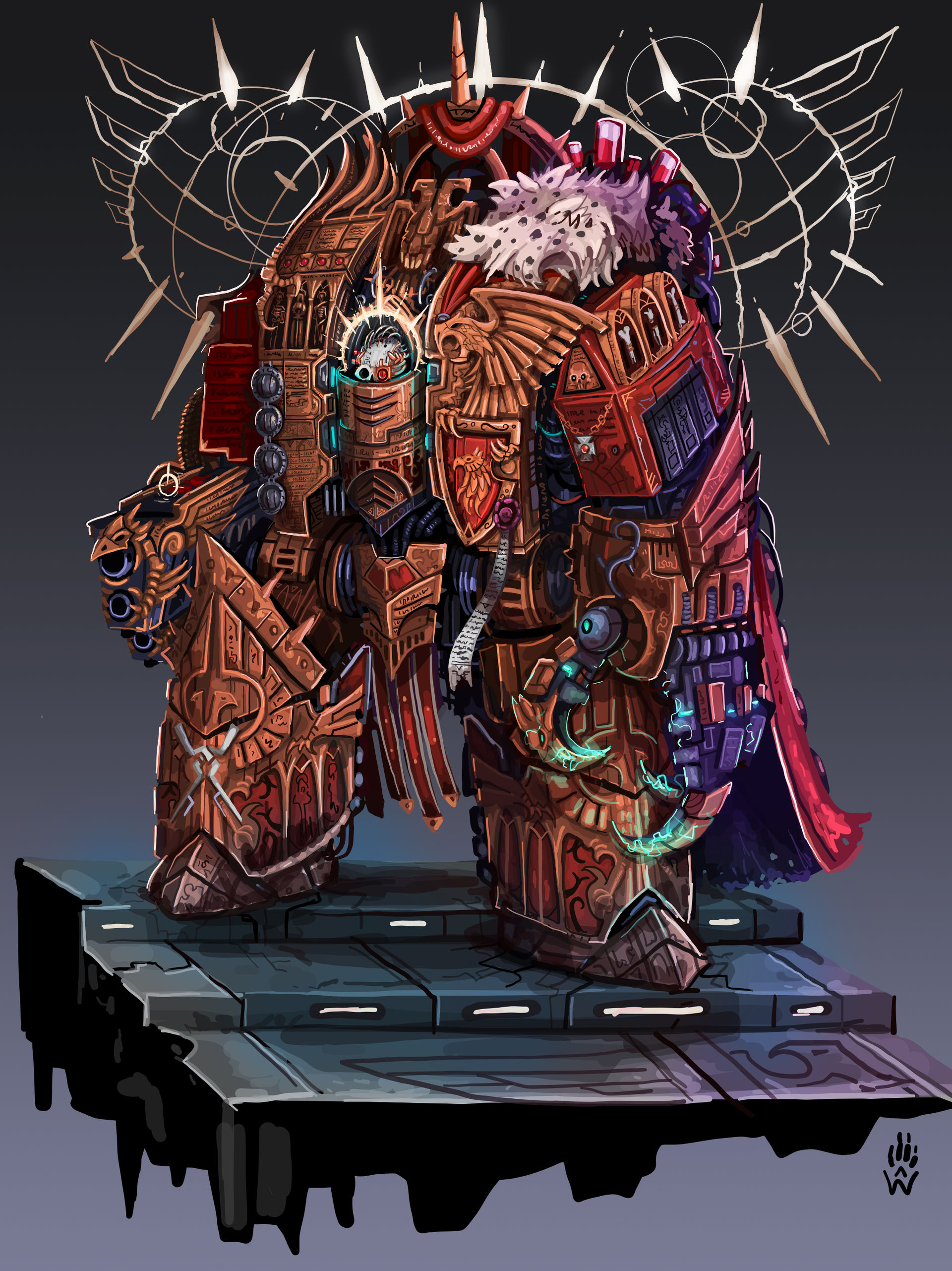 Space Wolves Venerable Dreadnought - La Tana Space Wolves Venerable Dreadnought - La Tana