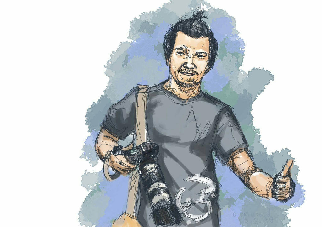 Random friend drawing+paint by arnon-d on DeviantArt