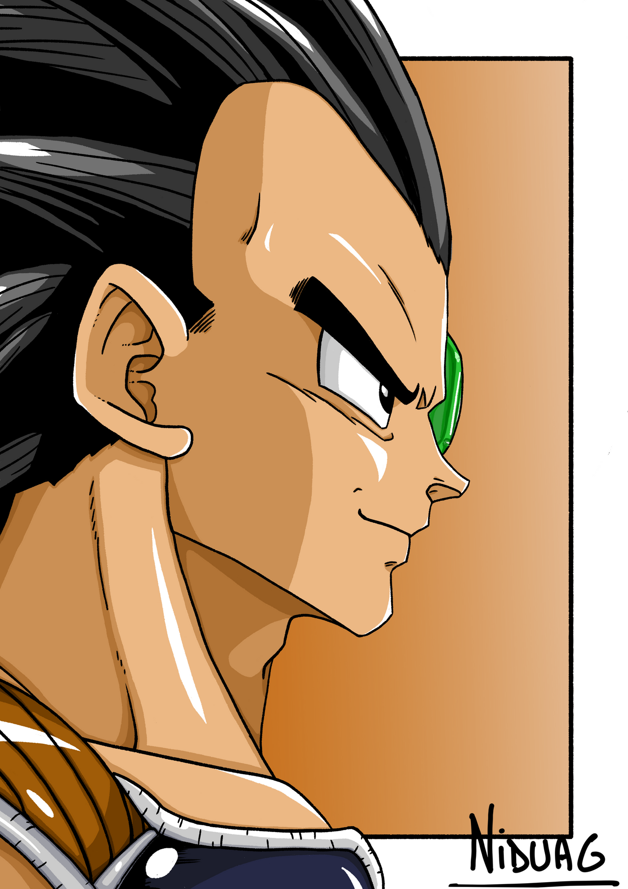 Raditz Smiling Raditz by Niduag on DeviantArt