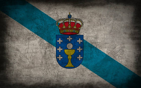 Galicia Grunge Flag