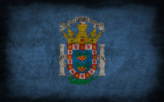 Melilla Grunge Flag