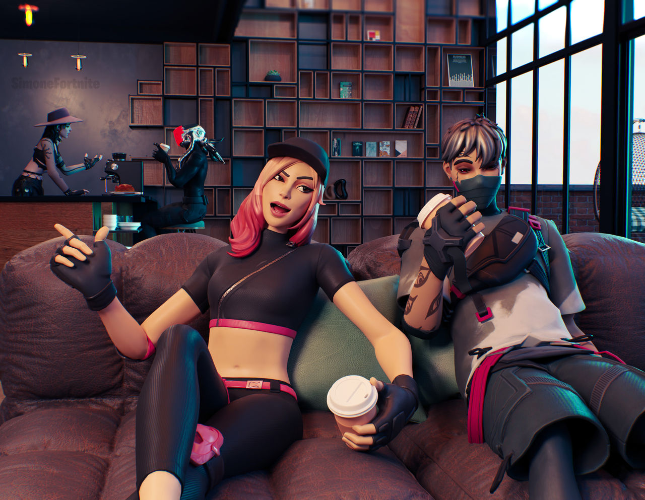 Athleisure Assassin + Phantasm Fortnite Request by SimoneFortnite on ...