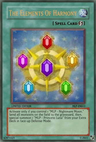 MLP Yugioh Elements of Harmony