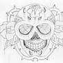 Mexican Skull Sketch