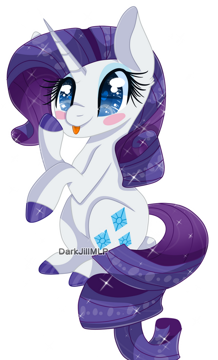 Chibi Rarity Pfp Rarity_Chibi by DarkJillMLP123 on DeviantArt