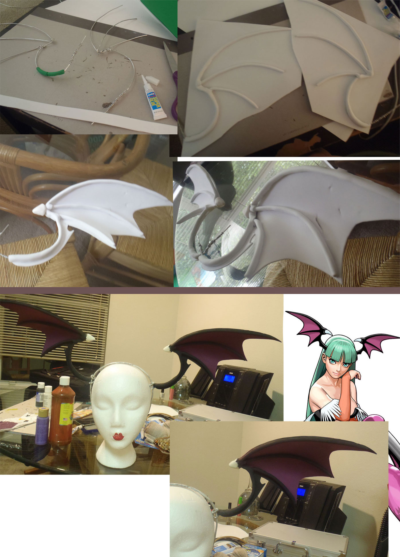 Morrigan Aensland Wing Process