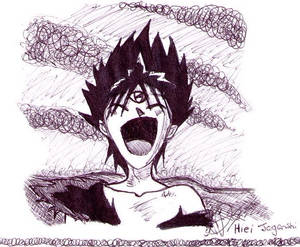 Hiei Laughing