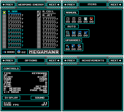 Demostration Screen for Megaman Revolution