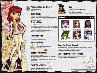 Monster High - Persephone de Croix