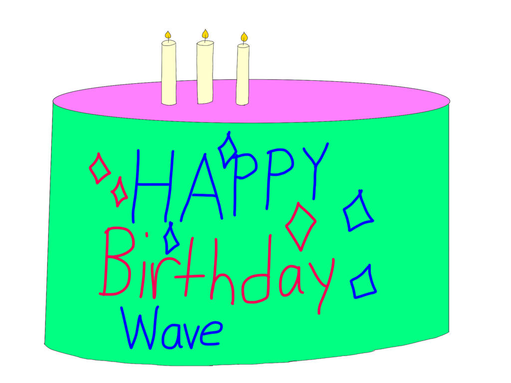 Birthday Cake For Wave (Bday Gift)