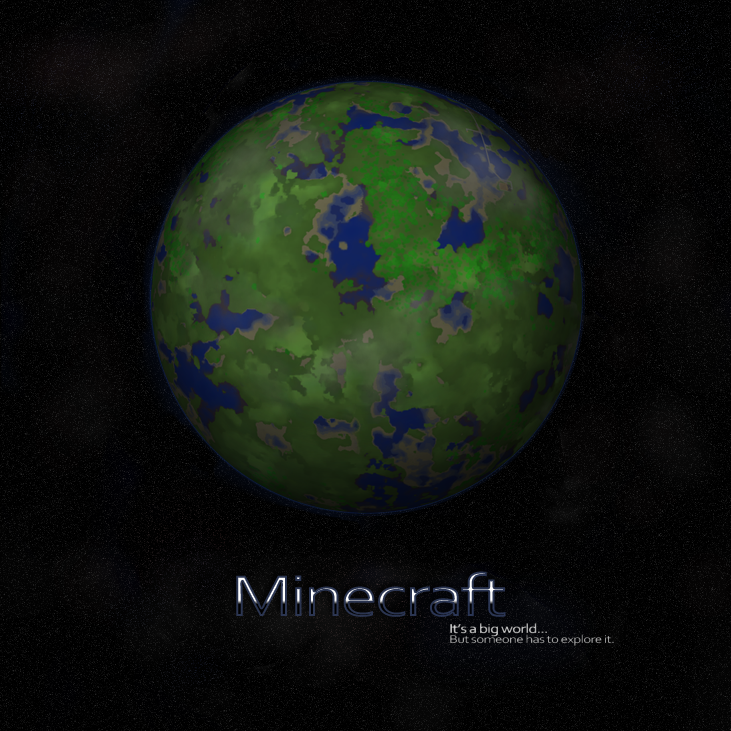 Minecraft whole planet with builds on it and not realistic (builds are  oversized), cartoon style