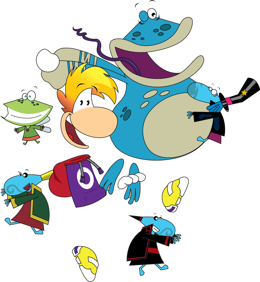 Rayman and Friends by gemstonelover49 on DeviantArt