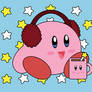Kirby with a Kirby Mug