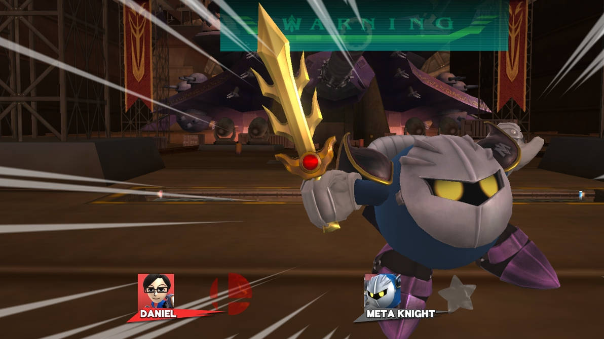 Smashing the Screen: Meta Knight by PortalMasterDan64 on DeviantArt