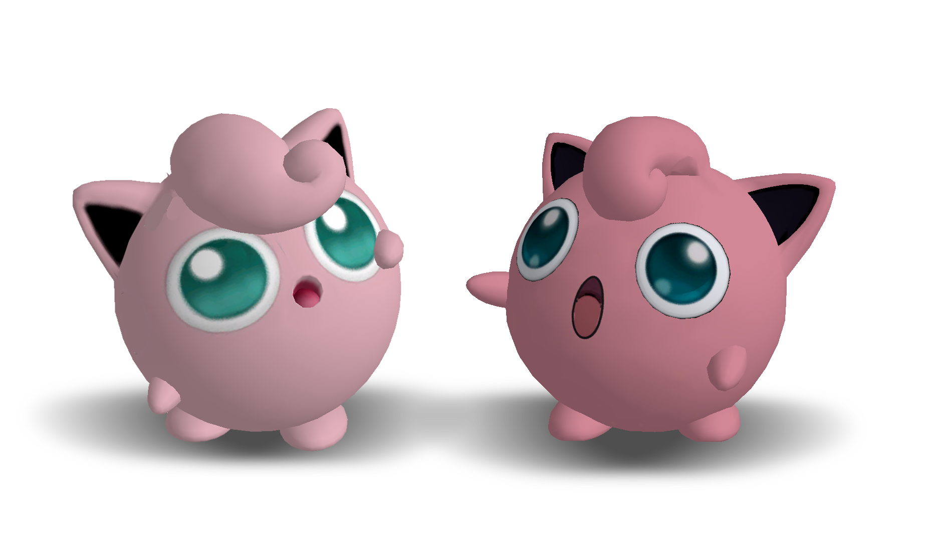 Jigglypuff: Old VS New by PortalMasterDan64 on DeviantArt