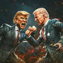 Create a picture with Biden and President Trump 