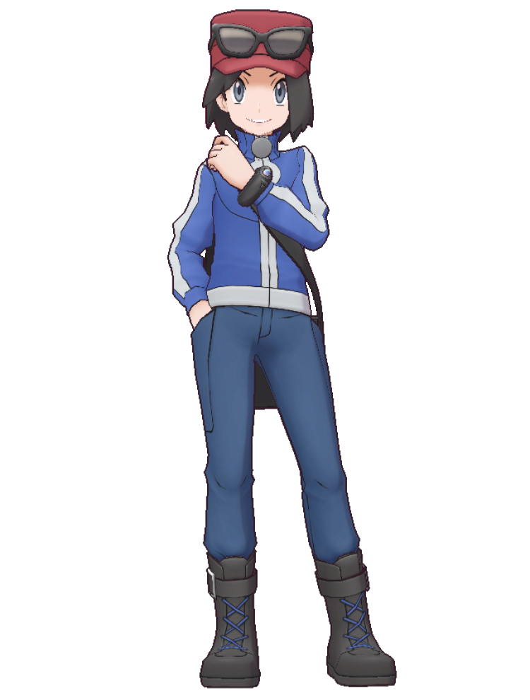 Pokemon Masters Calem Transparent by Ninilene on DeviantArt
