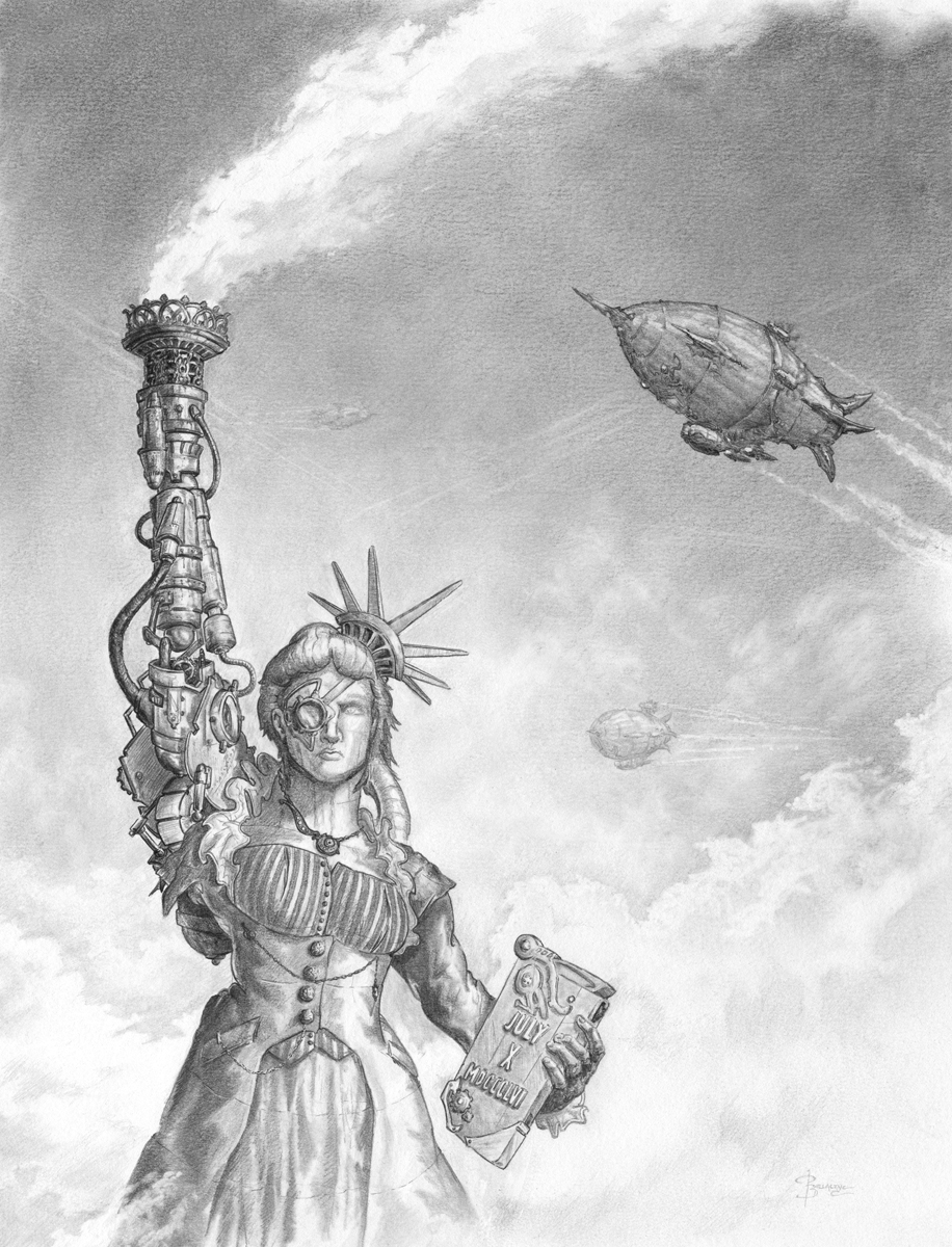 An Alternate Liberty: Steampunk Statue of Liberty