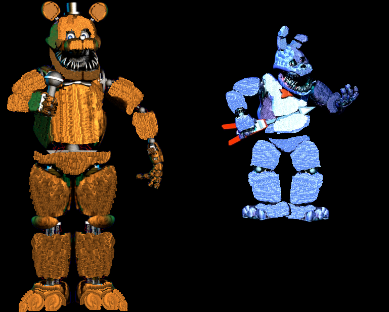 Repaired Nightmare Fixed Nightmare Classic Animatronics by kietXsuper145 on DeviantArt