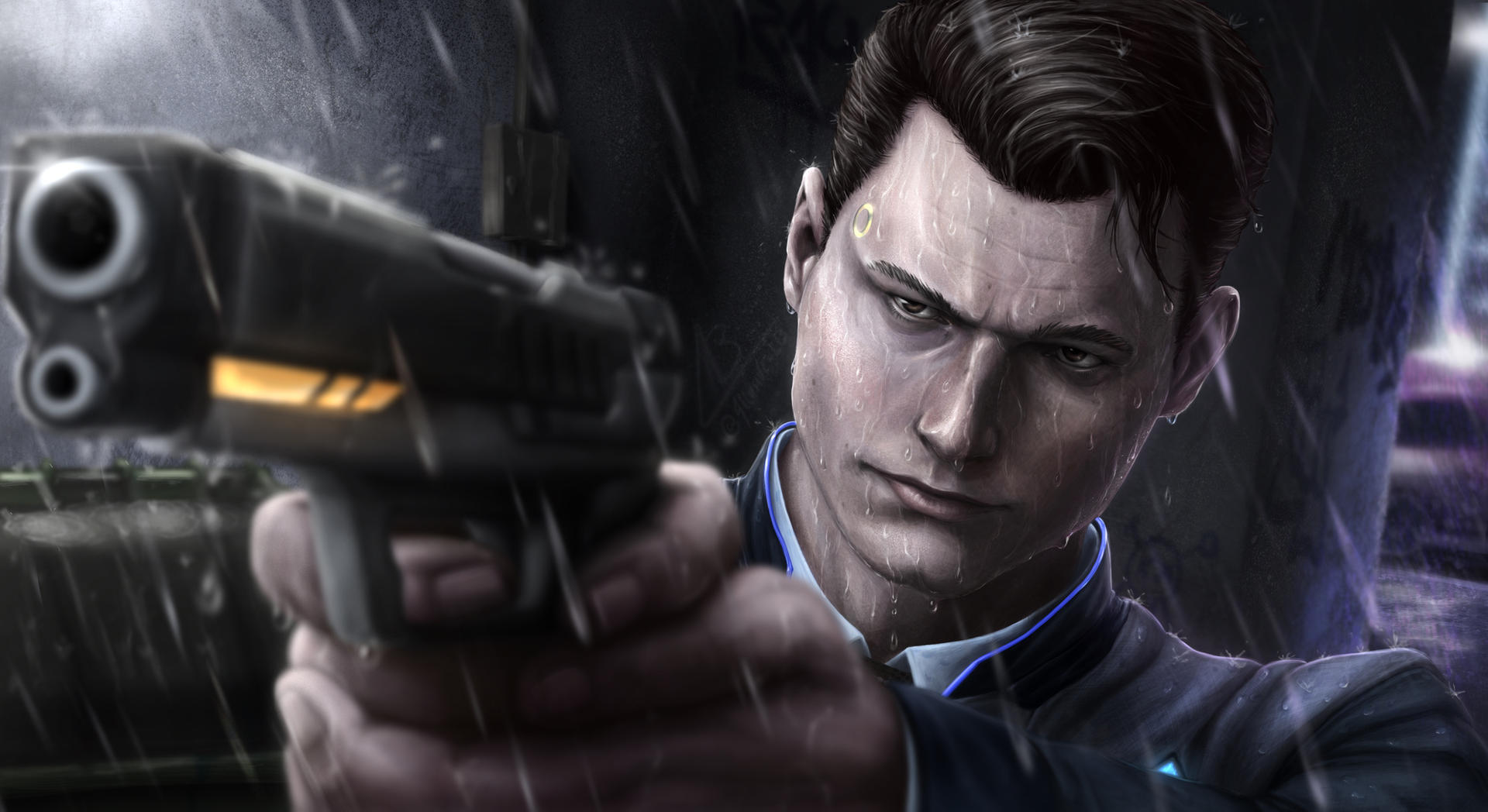 Connor, the android from Cyberlife by Illusive-LB on DeviantArt