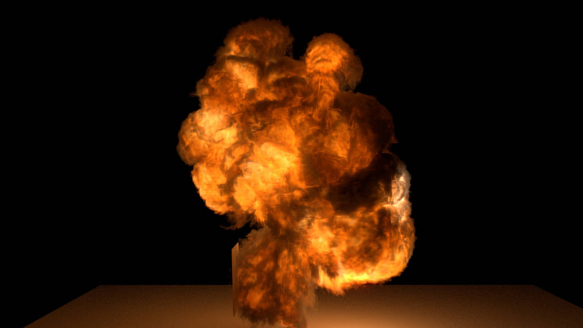 Computer generated fireball by SupeRobotLazerTiger on DeviantArt