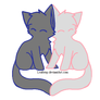 Kitten love lineart 5