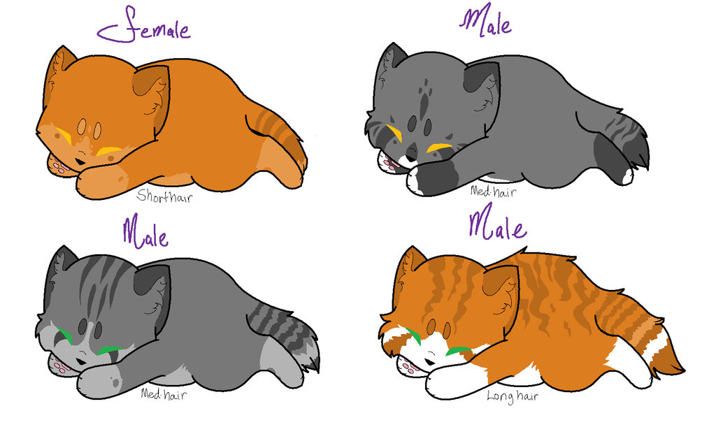 Graystripe X Firestar Kits CLOSED by leafstep on DeviantArt