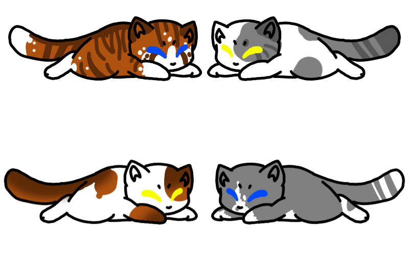 Foxleap X Ivypool kits by leafstep on DeviantArt
