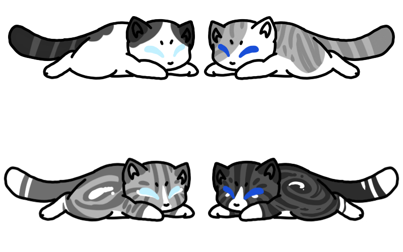 Jayfeather X Ivypool Kits by leafstep on DeviantArt