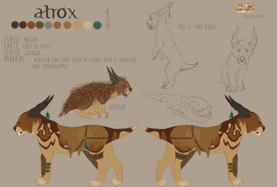 ATROX - ref sheet by Dheyline on DeviantArt