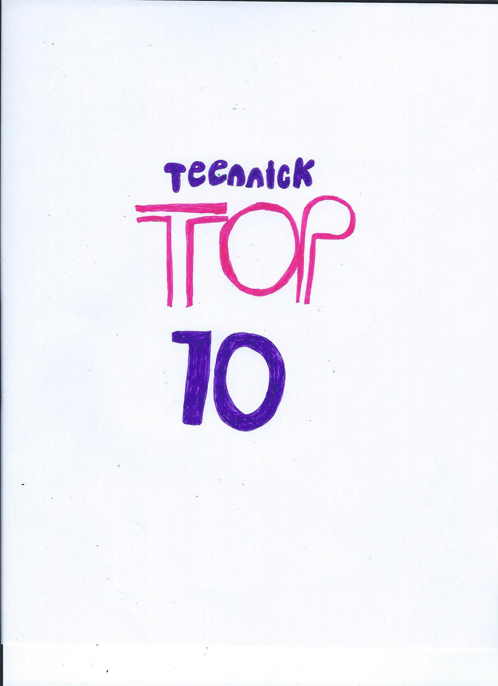 Frivillig sælge forsigtigt TeenNick Top 10 Logo by NickelodeonLover on DeviantArt