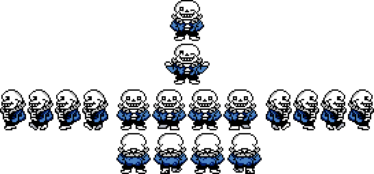 sans remake sprites (battle and overworld). by Little-BigGuy on DeviantArt