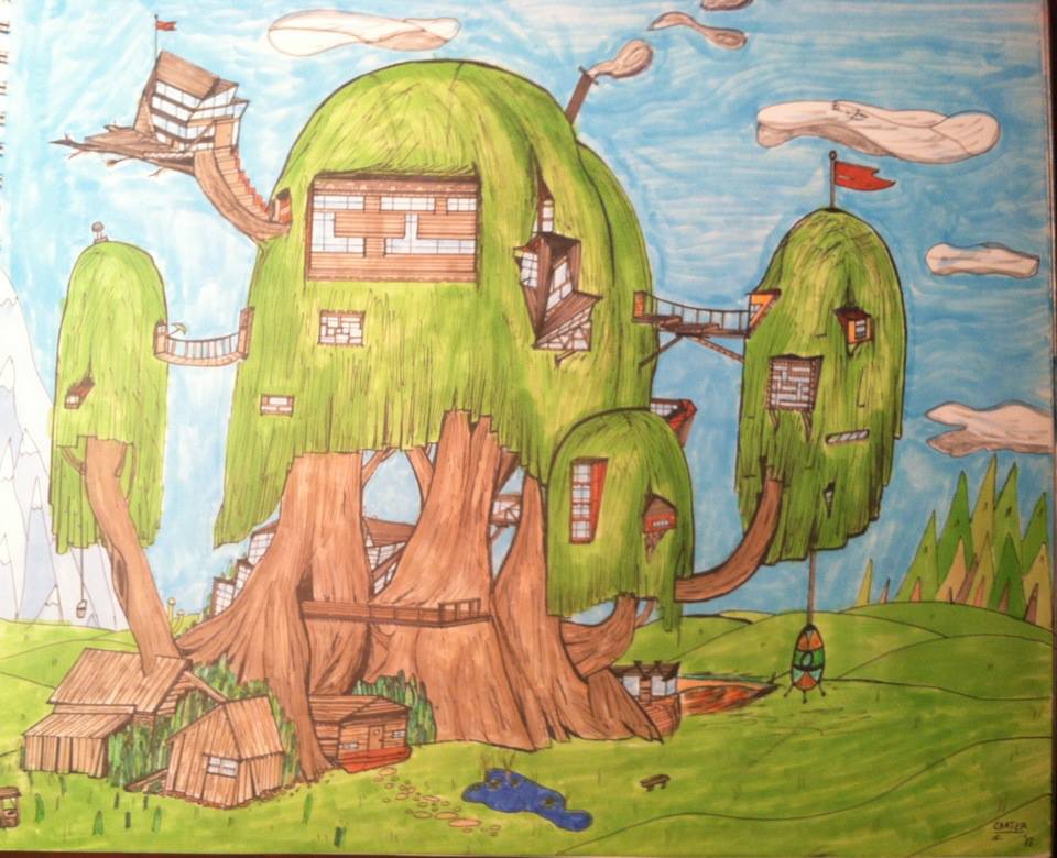 Adventure Time Tree House : re-imagined