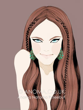 Fashion Illustration: Aurelie Bidermann Earrings